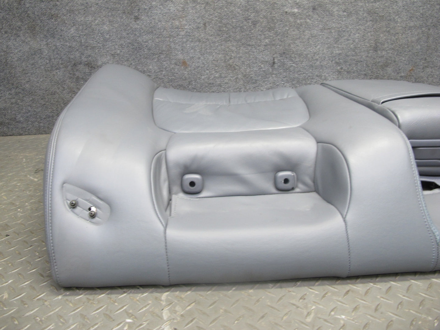 98-00 Lexus USF20L LS400 Rear Leather Seat Upper Cushion Gray OEM