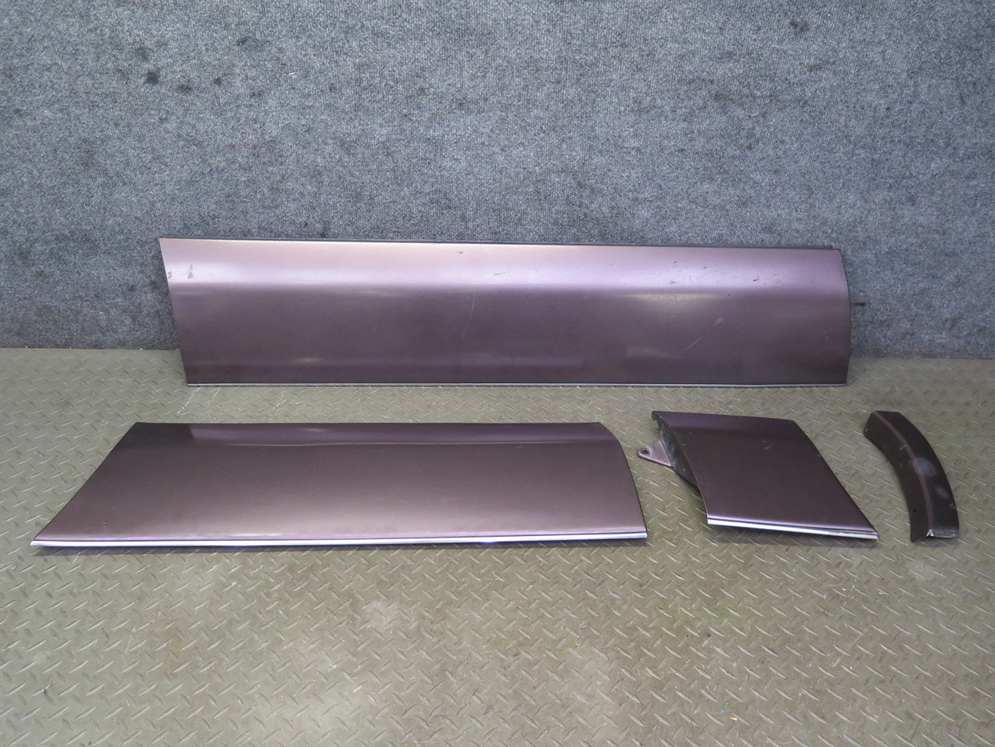 95-00 Lexus UCF20L LS400 Set of 4 Left Fender Door Molding Trim Panel Rose OEM