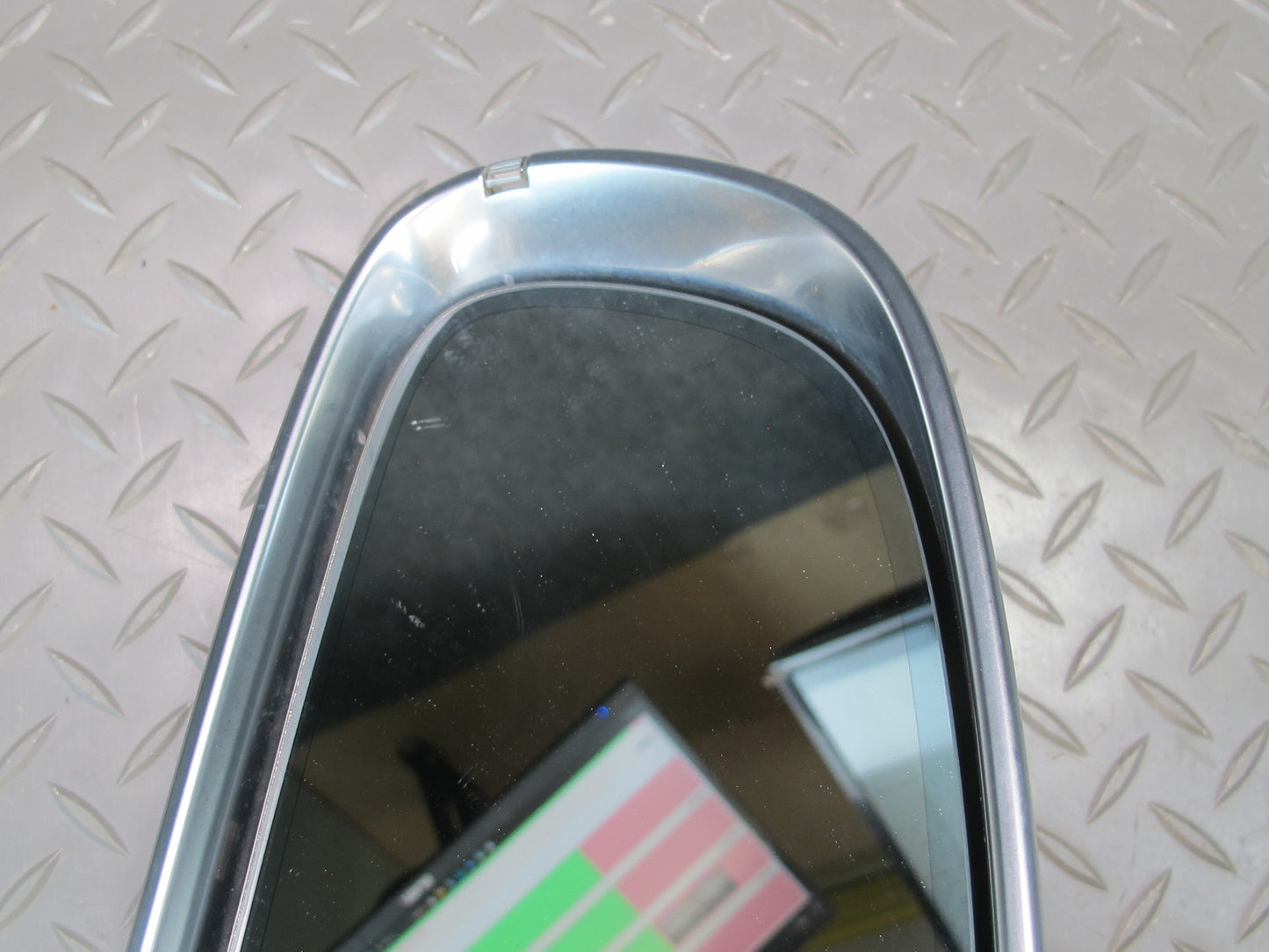10-16 Audi A5 S5 Coupe Left Exterior Side View Mirror Aluminium w Blind Spot OEM