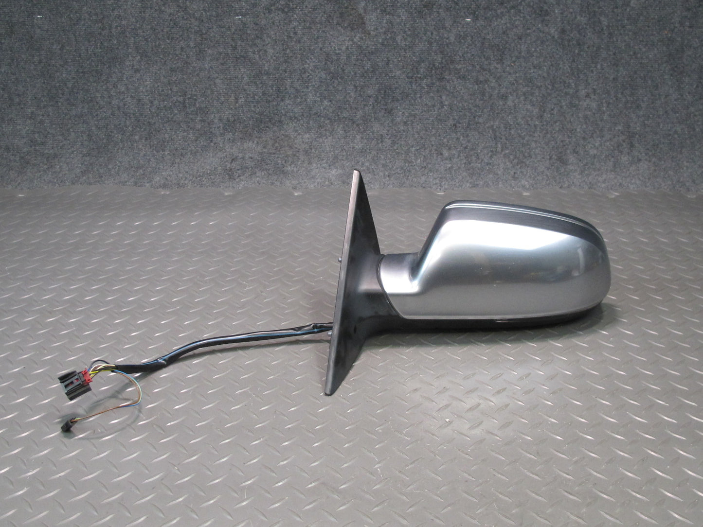 10-16 Audi A5 S5 Coupe Left Exterior Side View Mirror Aluminium w Blind Spot OEM