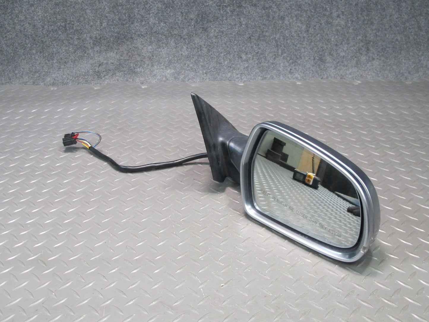 10-16 Audi S5 Coupe Right Exterior Side View Mirror Aluminium w Blind Spot OEM