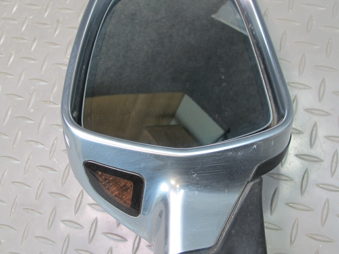 10-16 Audi S5 Coupe Right Exterior Side View Mirror Aluminium w Blind Spot OEM
