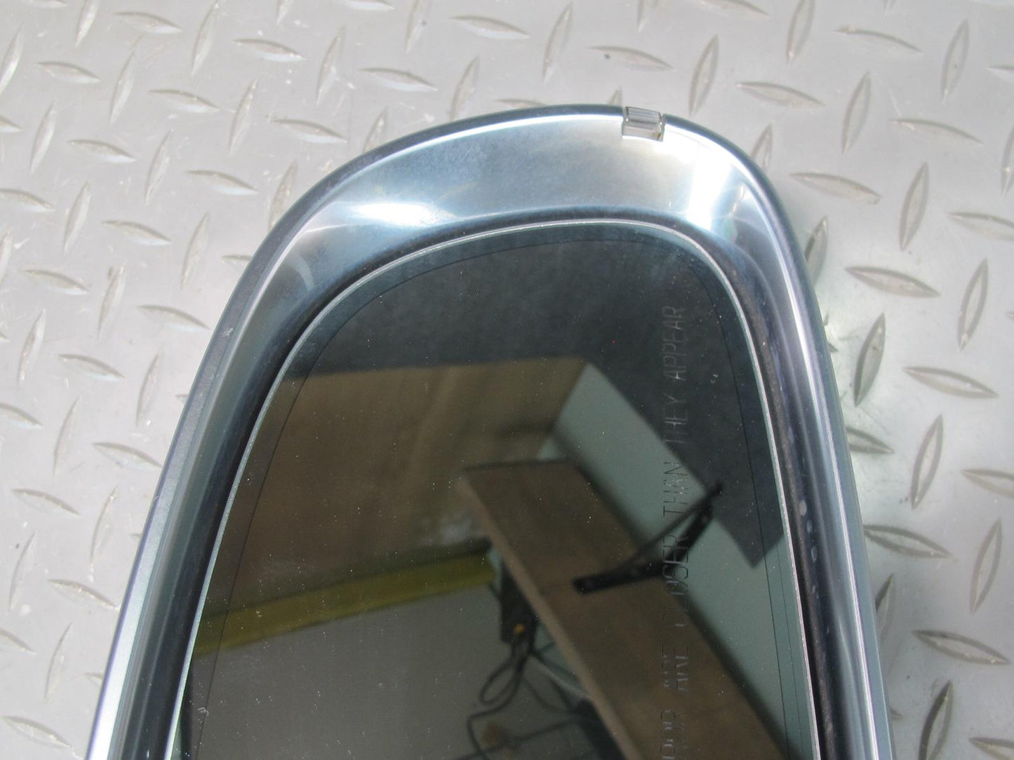 10-16 Audi S5 Coupe Right Exterior Side View Mirror Aluminium w Blind Spot OEM
