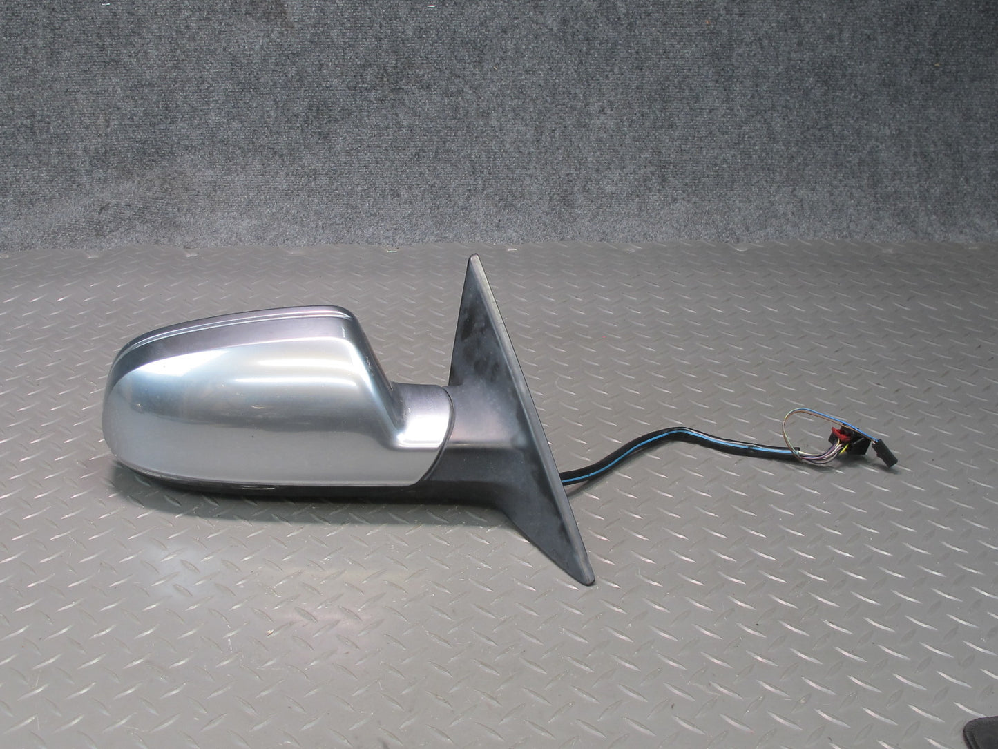10-16 Audi S5 Coupe Right Exterior Side View Mirror Aluminium w Blind Spot OEM