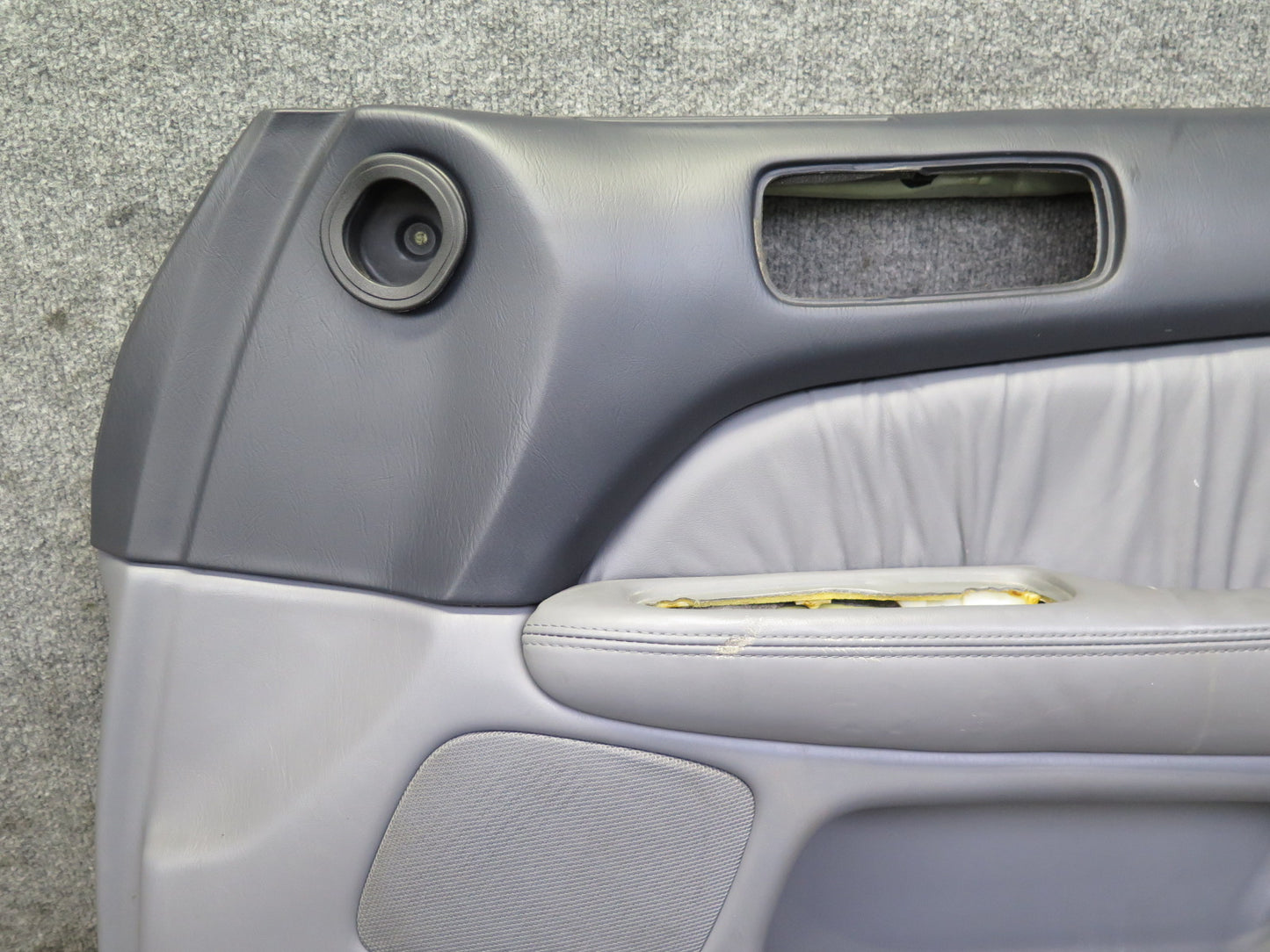 98-00 Lexus UCF20L LS400 Set of 2 Front Door Interior Trim Cover Panel Gray OEM