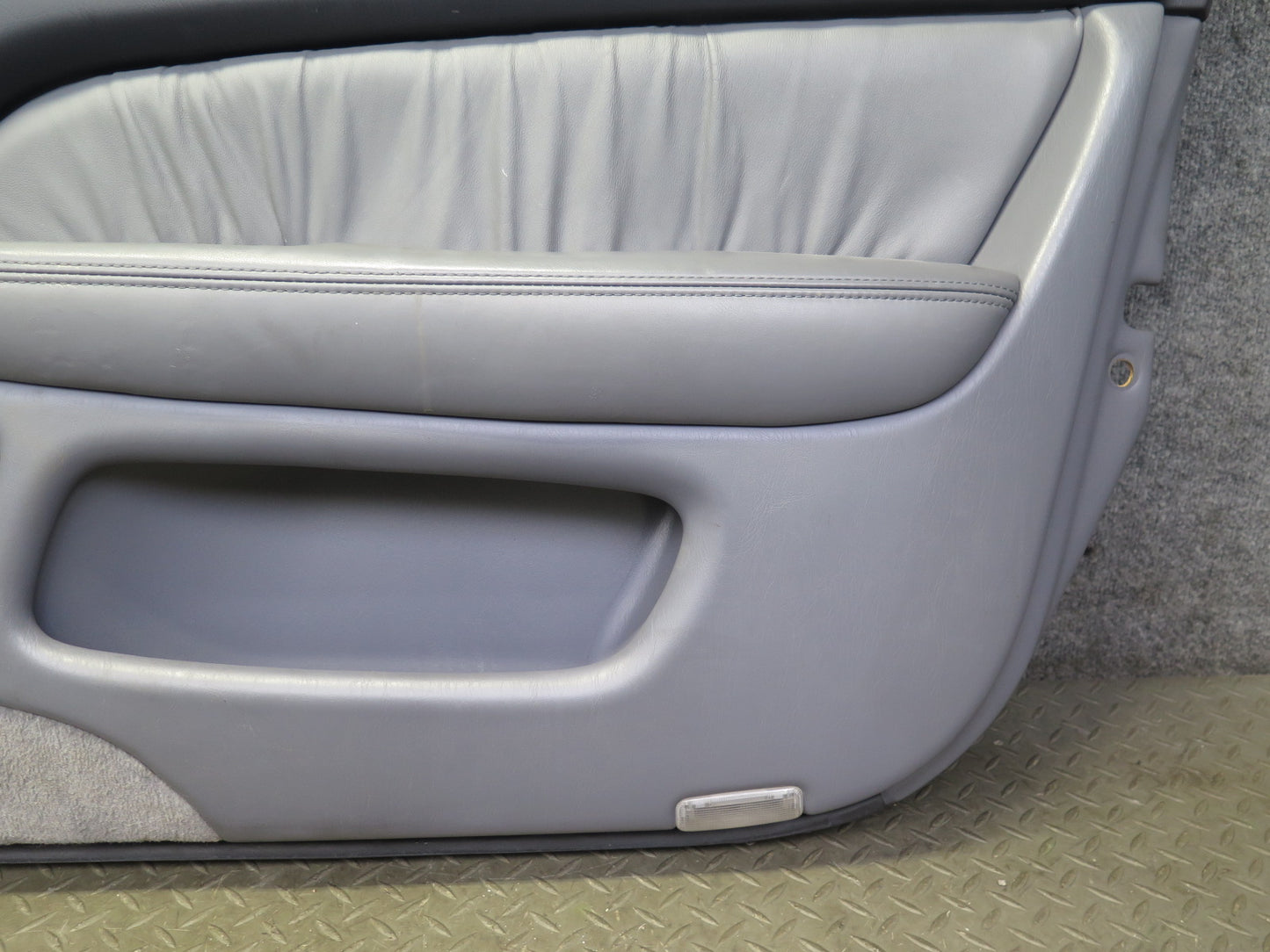 98-00 Lexus UCF20L LS400 Set of 2 Front Door Interior Trim Cover Panel Gray OEM