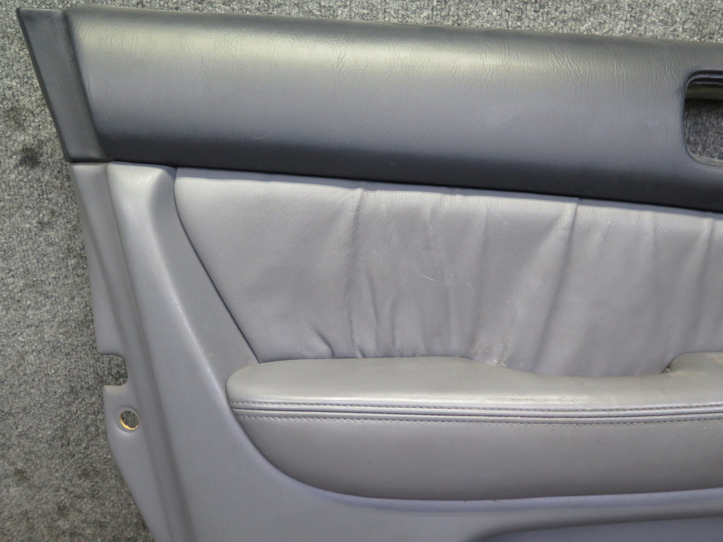 98-00 Lexus UCF20L LS400 Set of 2 Front Door Interior Trim Cover Panel Gray OEM