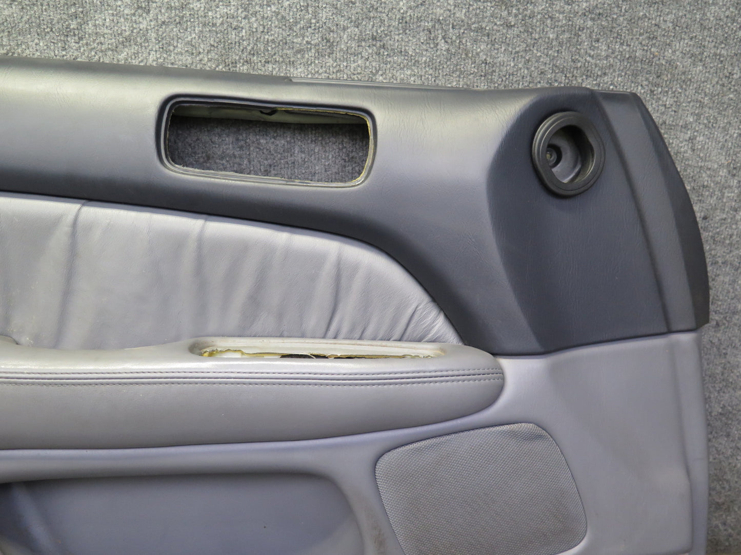 98-00 Lexus UCF20L LS400 Set of 2 Front Door Interior Trim Cover Panel Gray OEM