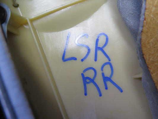 98-00 Lexus UCF20L LS400 Set of 2 Rear Door Interior Trim Cover Panel Gray OEM