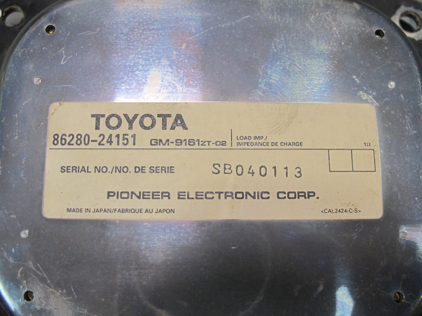 92-99 Lexus JZZ31 SC400 SC300 Stereo Speaker Amplifier Crossover 86280-24151 OEM