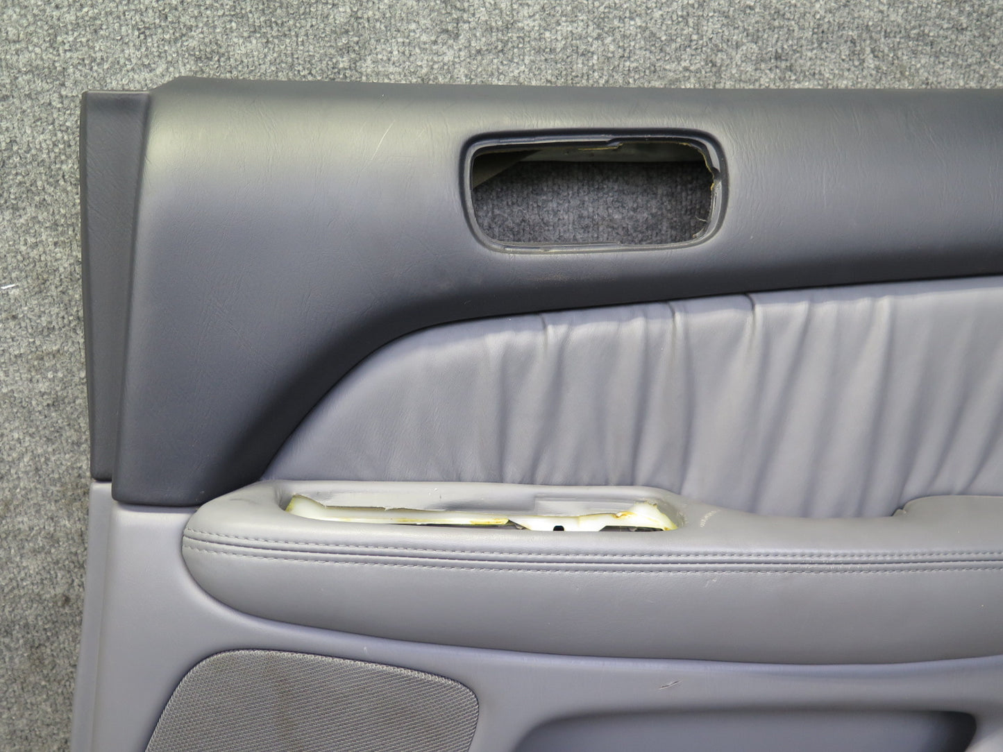 98-00 Lexus UCF20L LS400 Set of 2 Rear Door Interior Trim Cover Panel Gray OEM