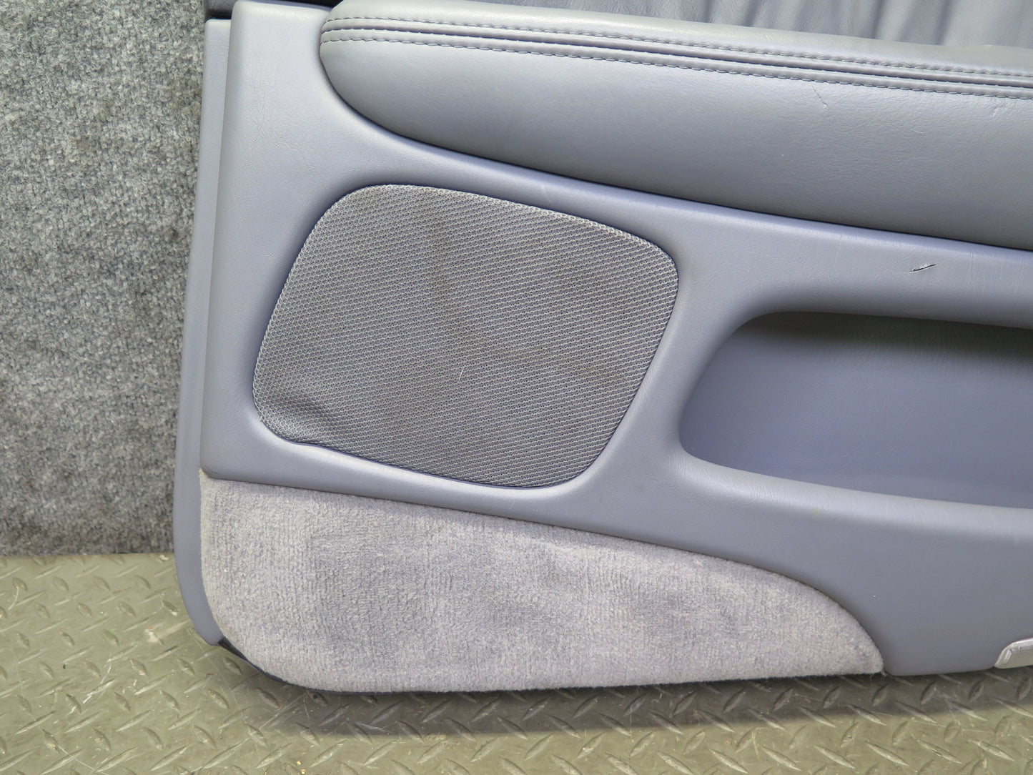 98-00 Lexus UCF20L LS400 Set of 2 Rear Door Interior Trim Cover Panel Gray OEM