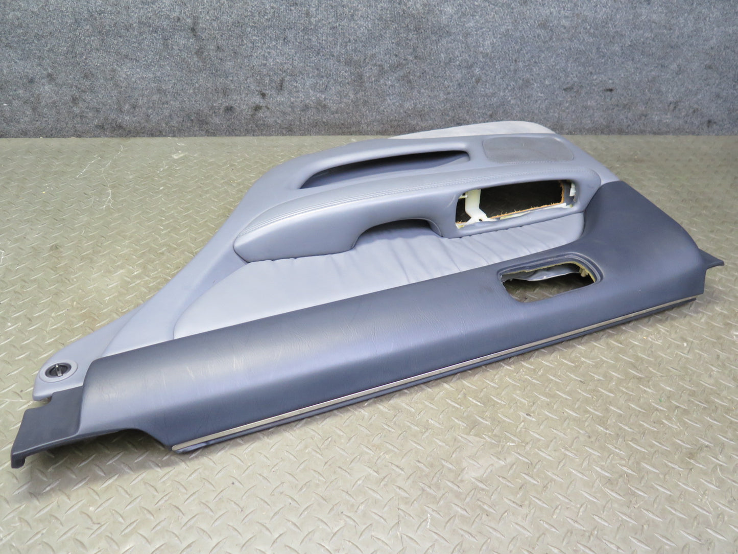 98-00 Lexus UCF20L LS400 Set of 2 Rear Door Interior Trim Cover Panel Gray OEM