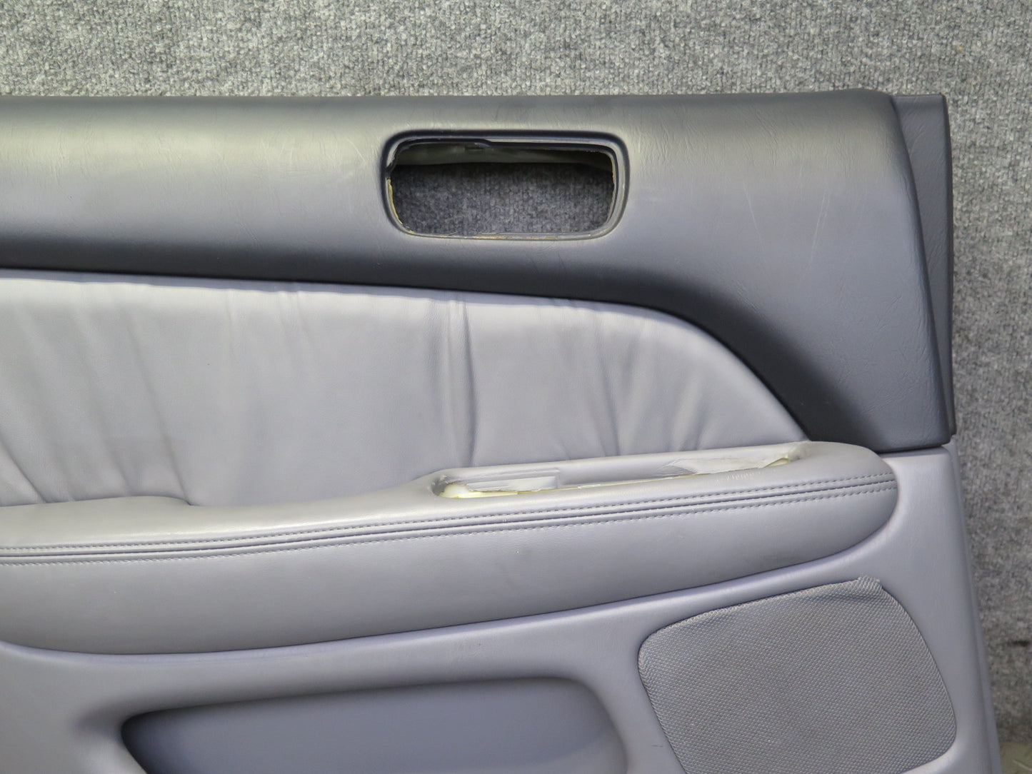 98-00 Lexus UCF20L LS400 Set of 2 Rear Door Interior Trim Cover Panel Gray OEM