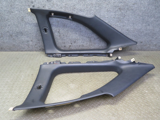 92-00 Lexus JZZ31L SC300 SC400 Set of 2 Rear Quarter Window Trim Panel Black OEM