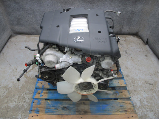 98-00 Lexus UCF20L LS400 1UZFE VIN H 5TH Digit Complete Engine Motor 102K Miles