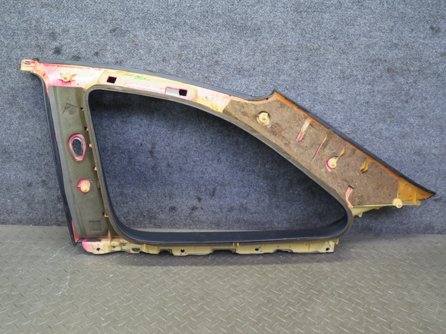 92-00 Lexus JZZ31L SC300 SC400 Set of 2 Rear Quarter Window Trim Panel Black OEM