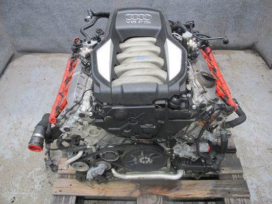 09-12 Audi S5 4.2L Caua AWD VIN V 5TH Digit A/T Complete Engine Motor 101K Miles