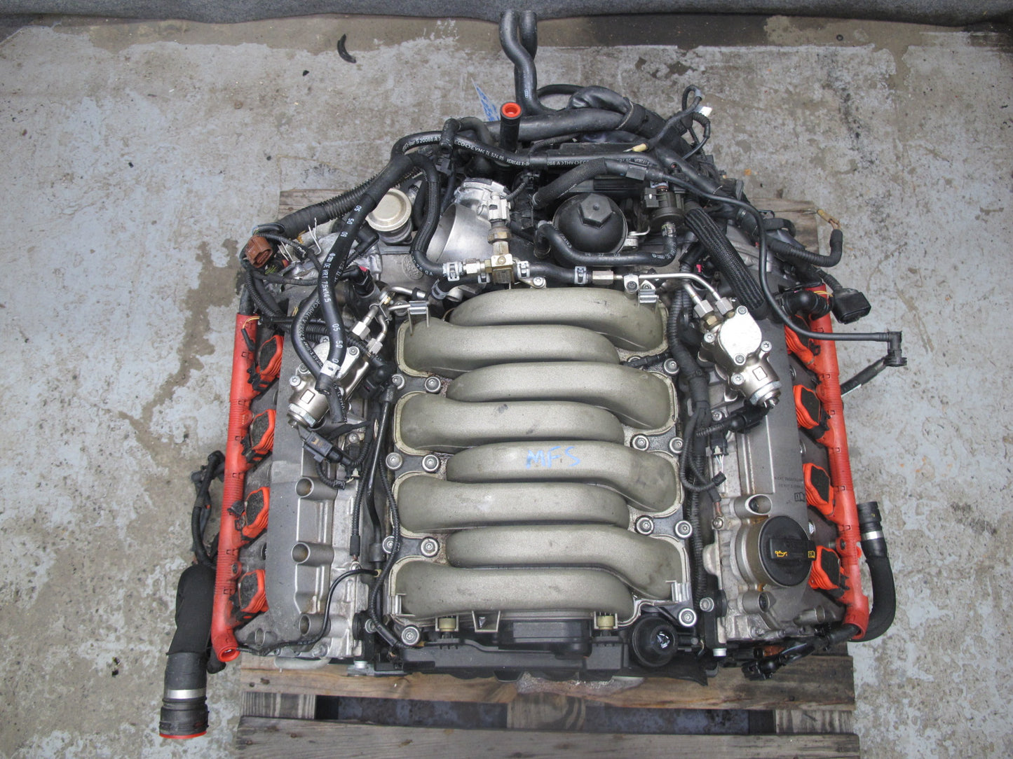 09-12 Audi S5 4.2L Caua AWD VIN V 5TH Digit A/T Complete Engine Motor 101K Miles