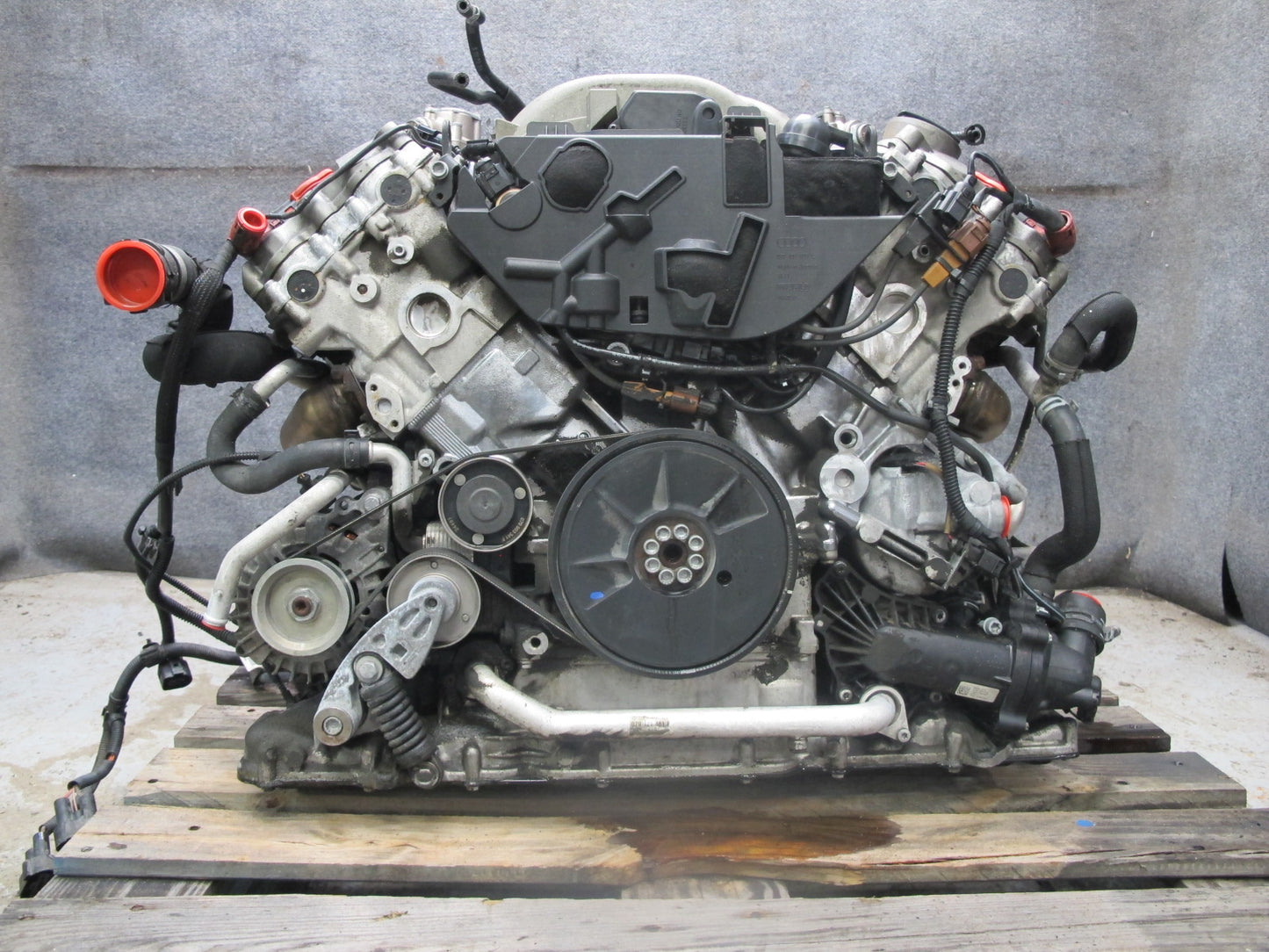 09-12 Audi S5 4.2L Caua AWD VIN V 5TH Digit A/T Complete Engine Motor 101K Miles
