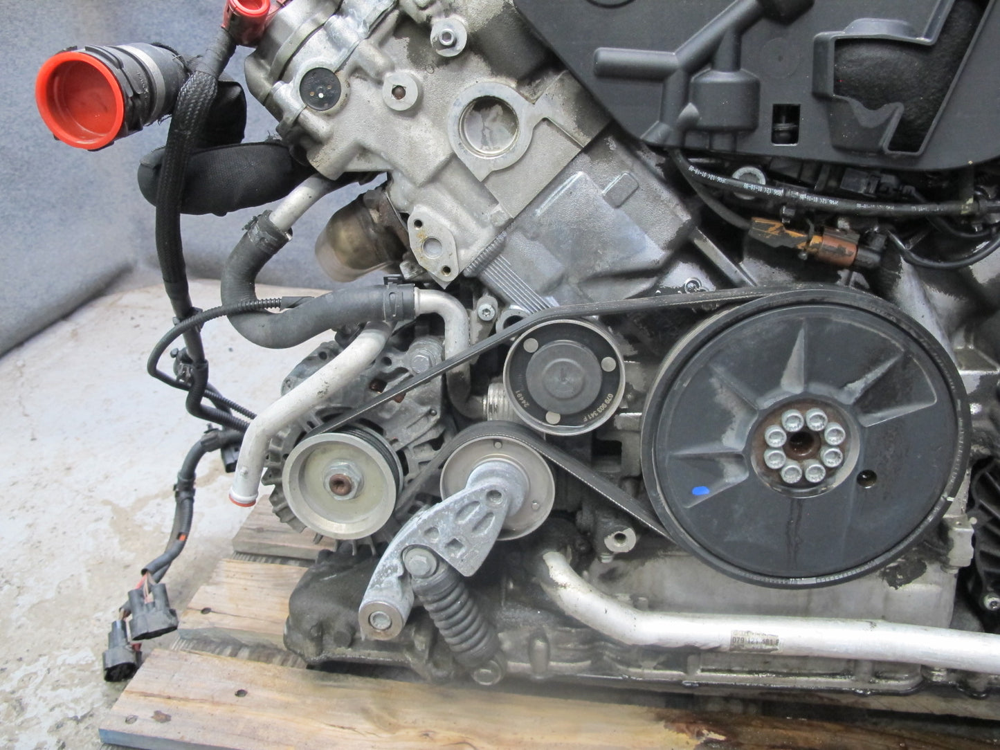 09-12 Audi S5 4.2L Caua AWD VIN V 5TH Digit A/T Complete Engine Motor 101K Miles