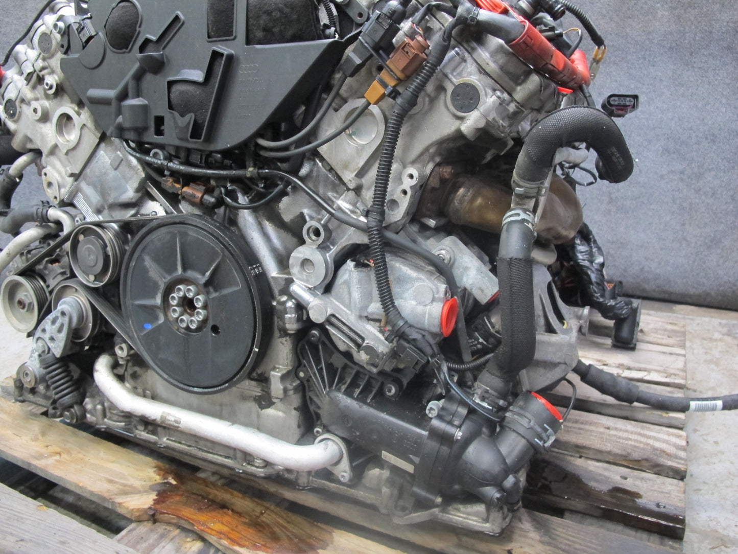 09-12 Audi S5 4.2L Caua AWD VIN V 5TH Digit A/T Complete Engine Motor 101K Miles