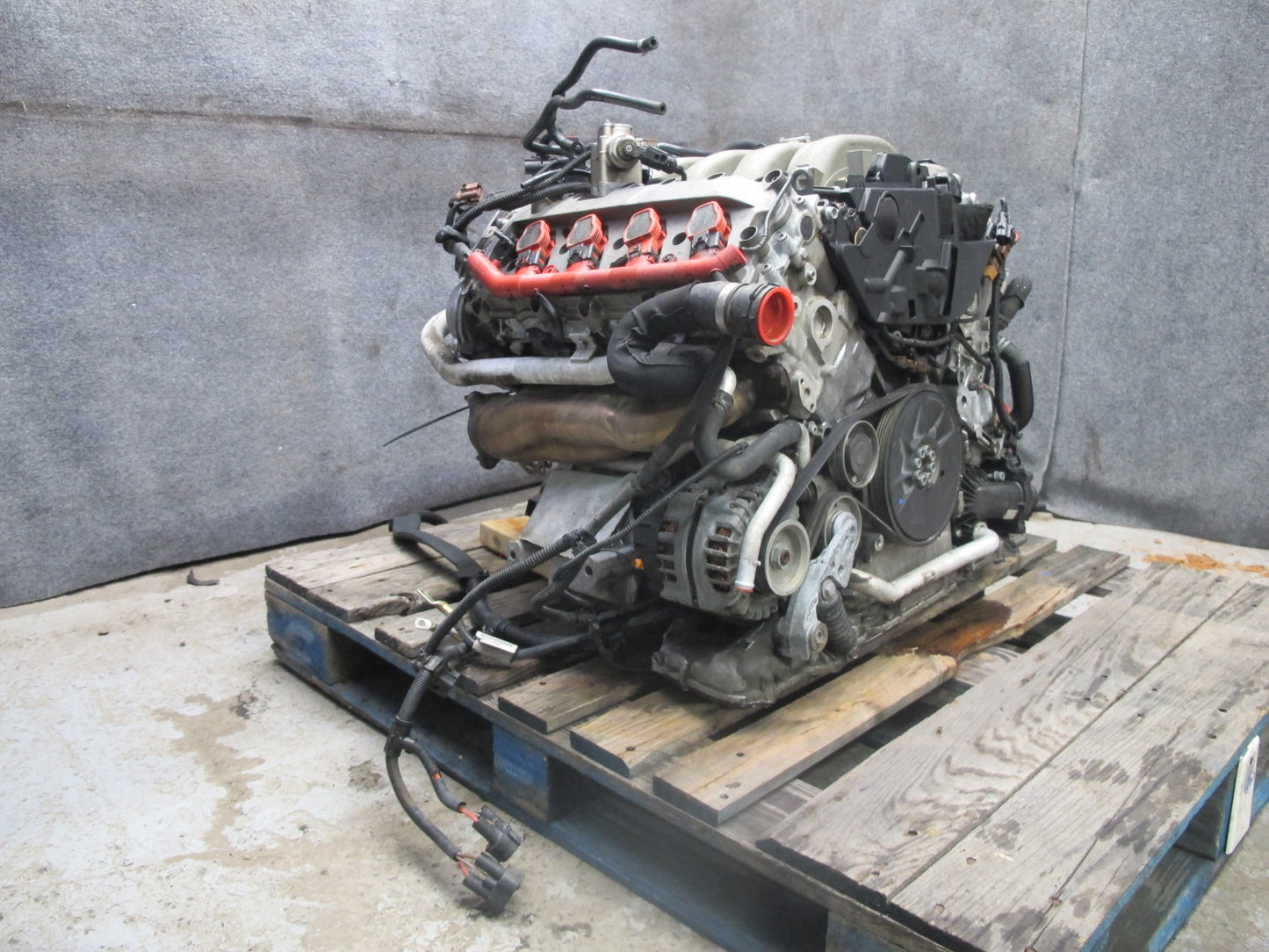 09-12 Audi S5 4.2L Caua AWD VIN V 5TH Digit A/T Complete Engine Motor 101K Miles