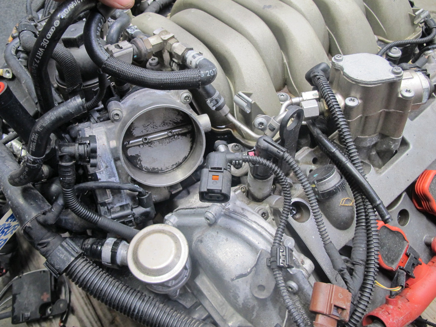 09-12 Audi S5 4.2L Caua AWD VIN V 5TH Digit A/T Complete Engine Motor 101K Miles