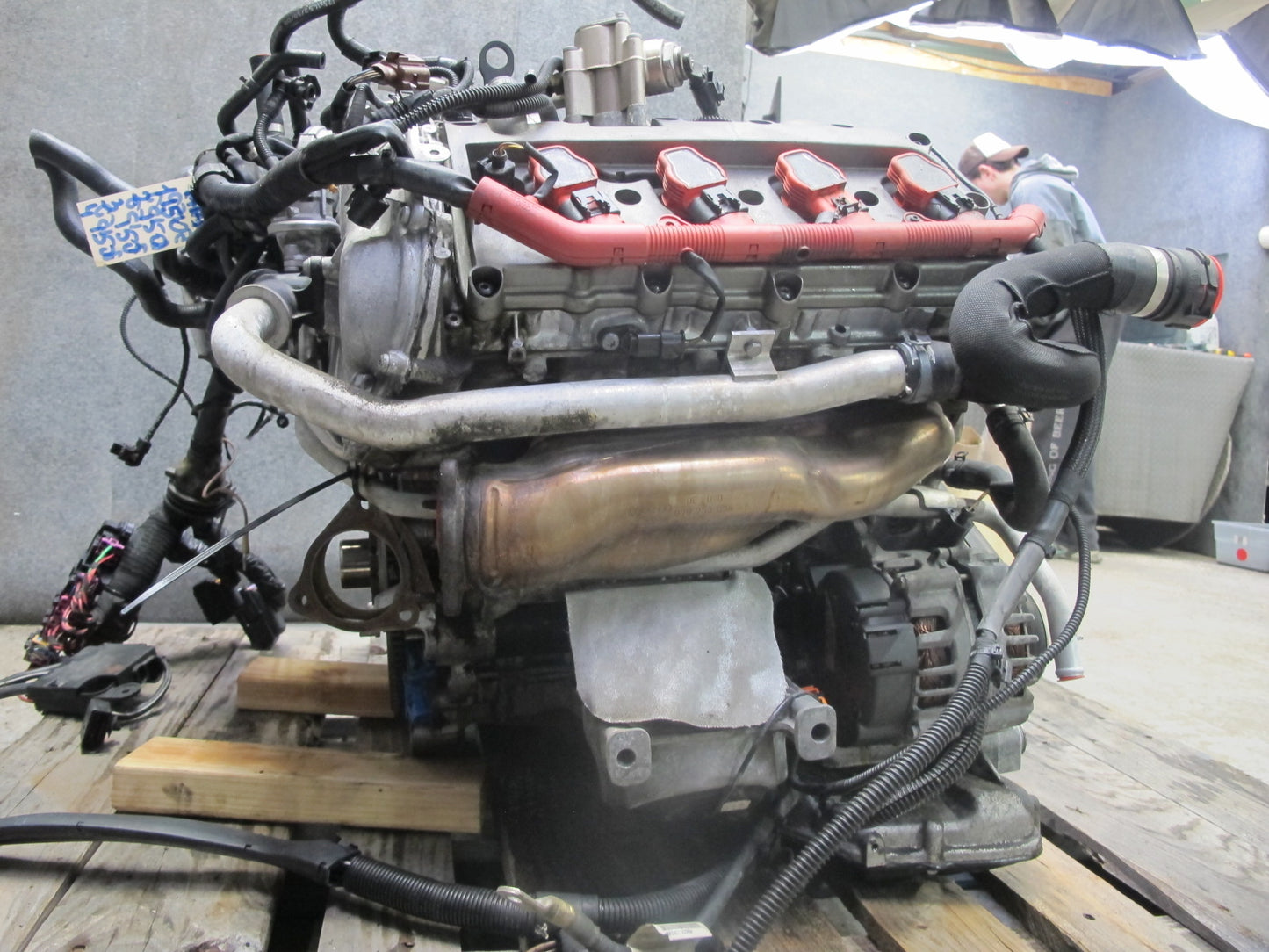 09-12 Audi S5 4.2L Caua AWD VIN V 5TH Digit A/T Complete Engine Motor 101K Miles