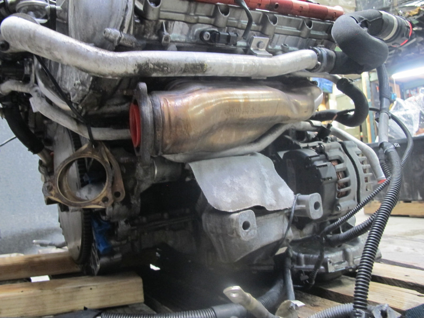 09-12 Audi S5 4.2L Caua AWD VIN V 5TH Digit A/T Complete Engine Motor 101K Miles