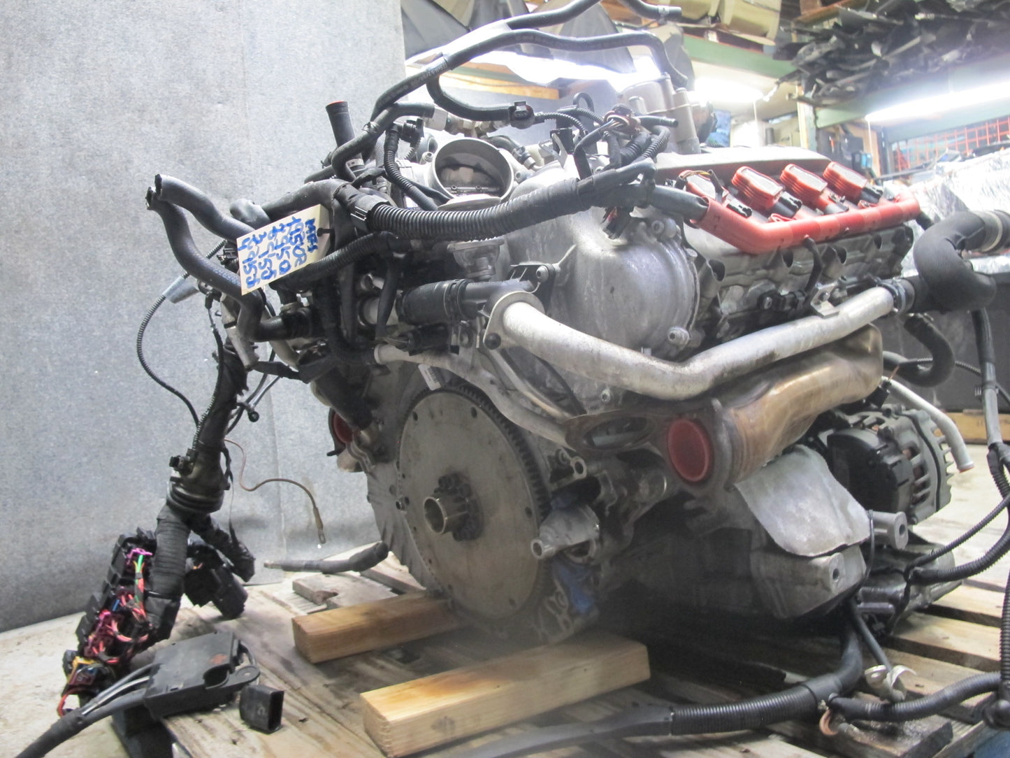 09-12 Audi S5 4.2L Caua AWD VIN V 5TH Digit A/T Complete Engine Motor 101K Miles