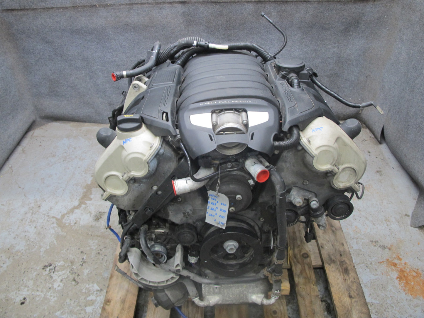 2011-2014 Porsche Cayenne 958 S 4.8L V8 M48.02 AWD Complete Engine Motor 164K