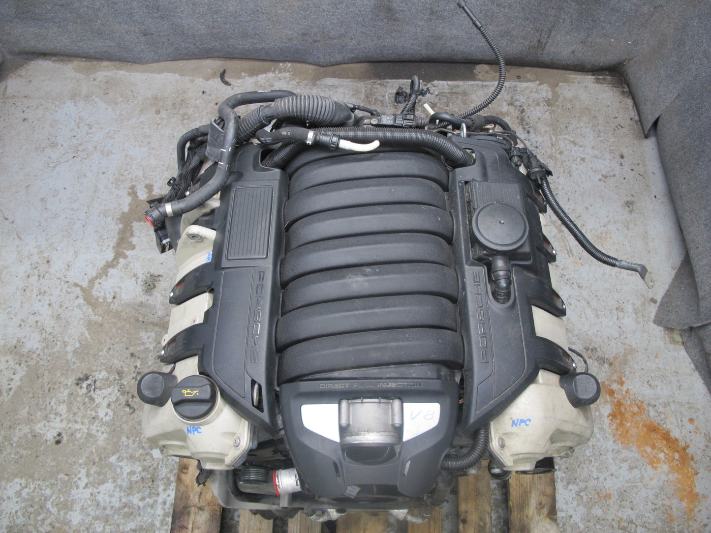 2011-2014 Porsche Cayenne 958 S 4.8L V8 M48.02 AWD Complete Engine Motor 164K