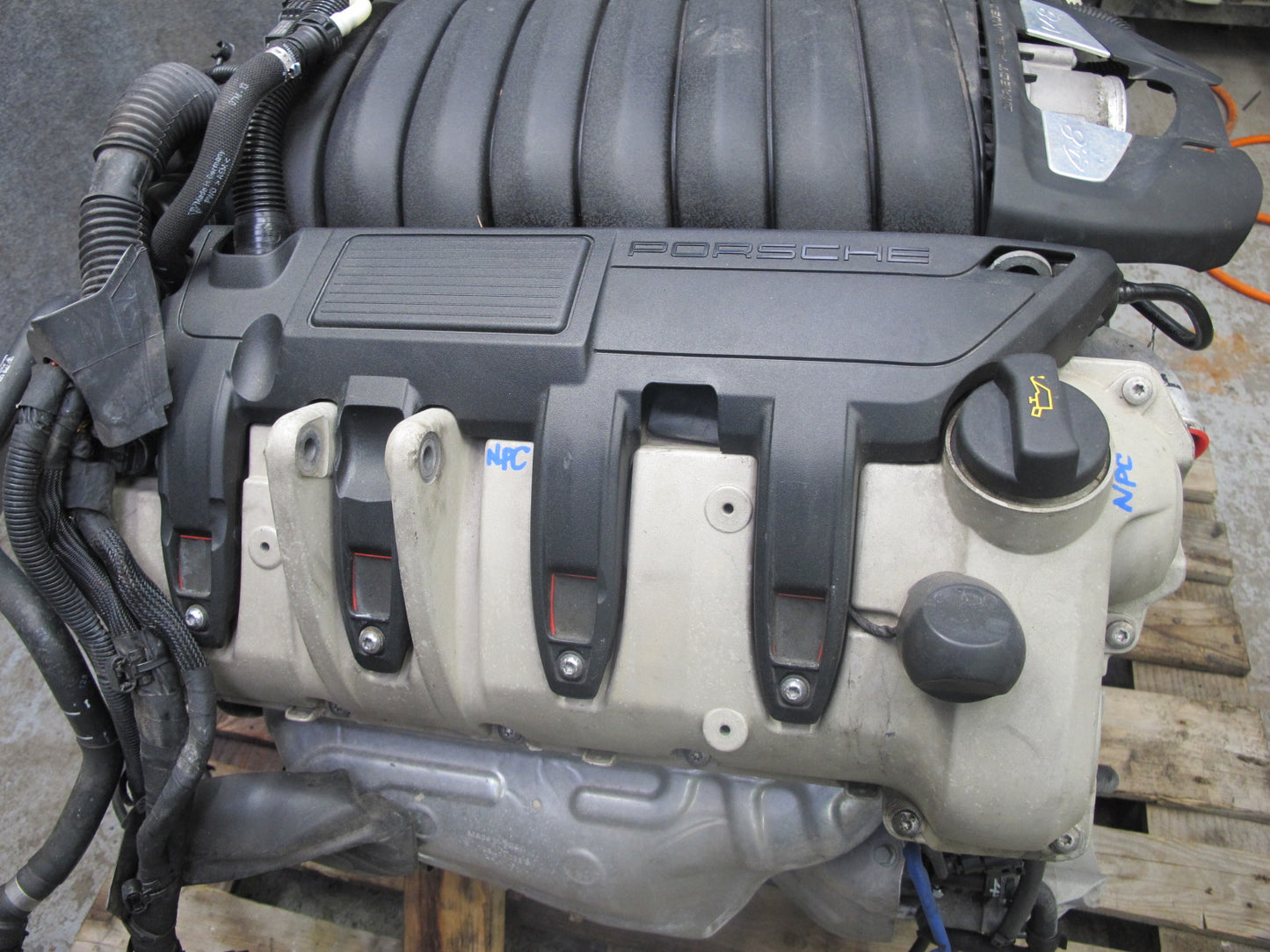 2011-2014 Porsche Cayenne 958 S 4.8L V8 M48.02 AWD Complete Engine Motor 164K