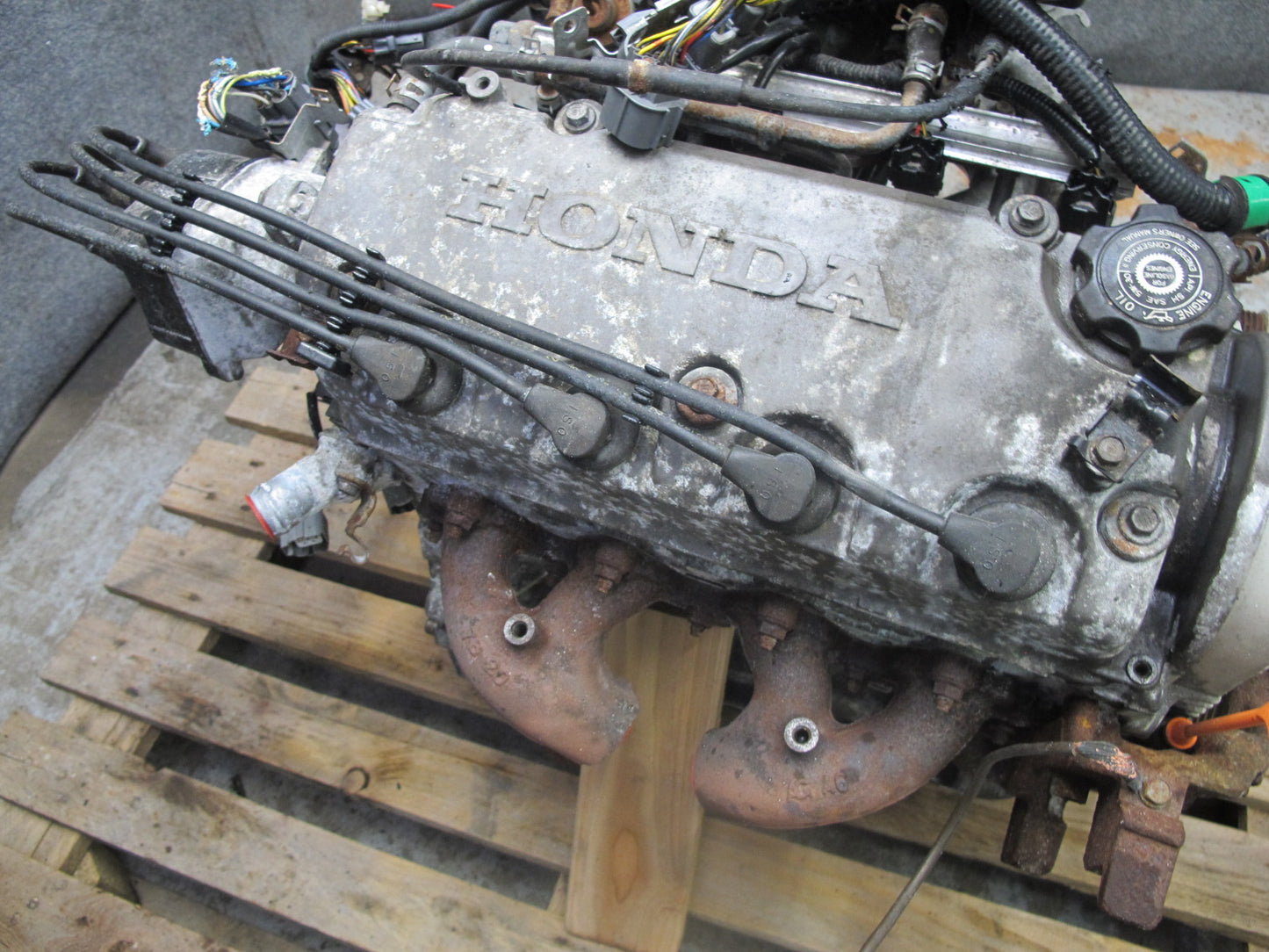 96-97 Honda DEL SOL S EH6 1.6L D16Y7 Sohc Complete Engine Motor 182K Miles OEM