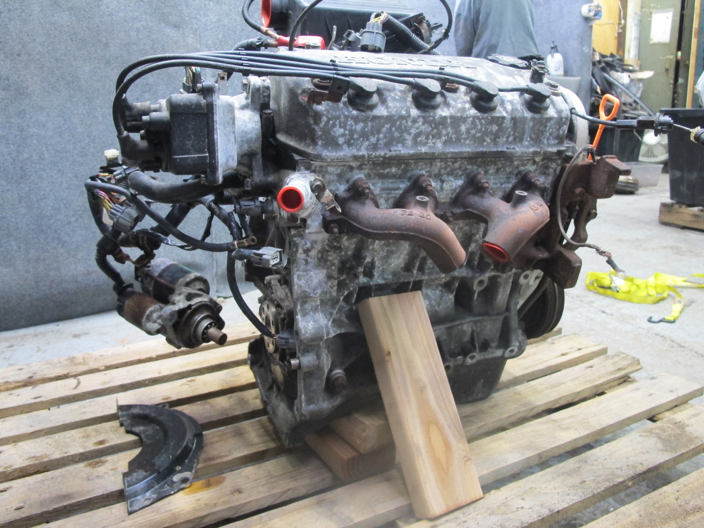 96-97 Honda DEL SOL S EH6 1.6L D16Y7 Sohc Complete Engine Motor 182K Miles OEM