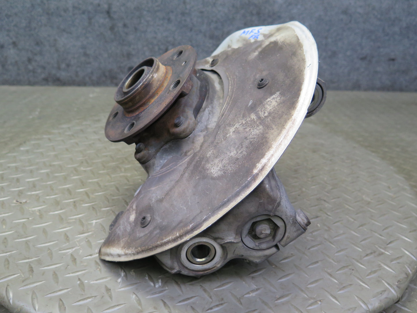 10-11 Audi B8 A5 S5 AWD Front Right Spindle Knuckle Wheel Hub 101K Miles OEM