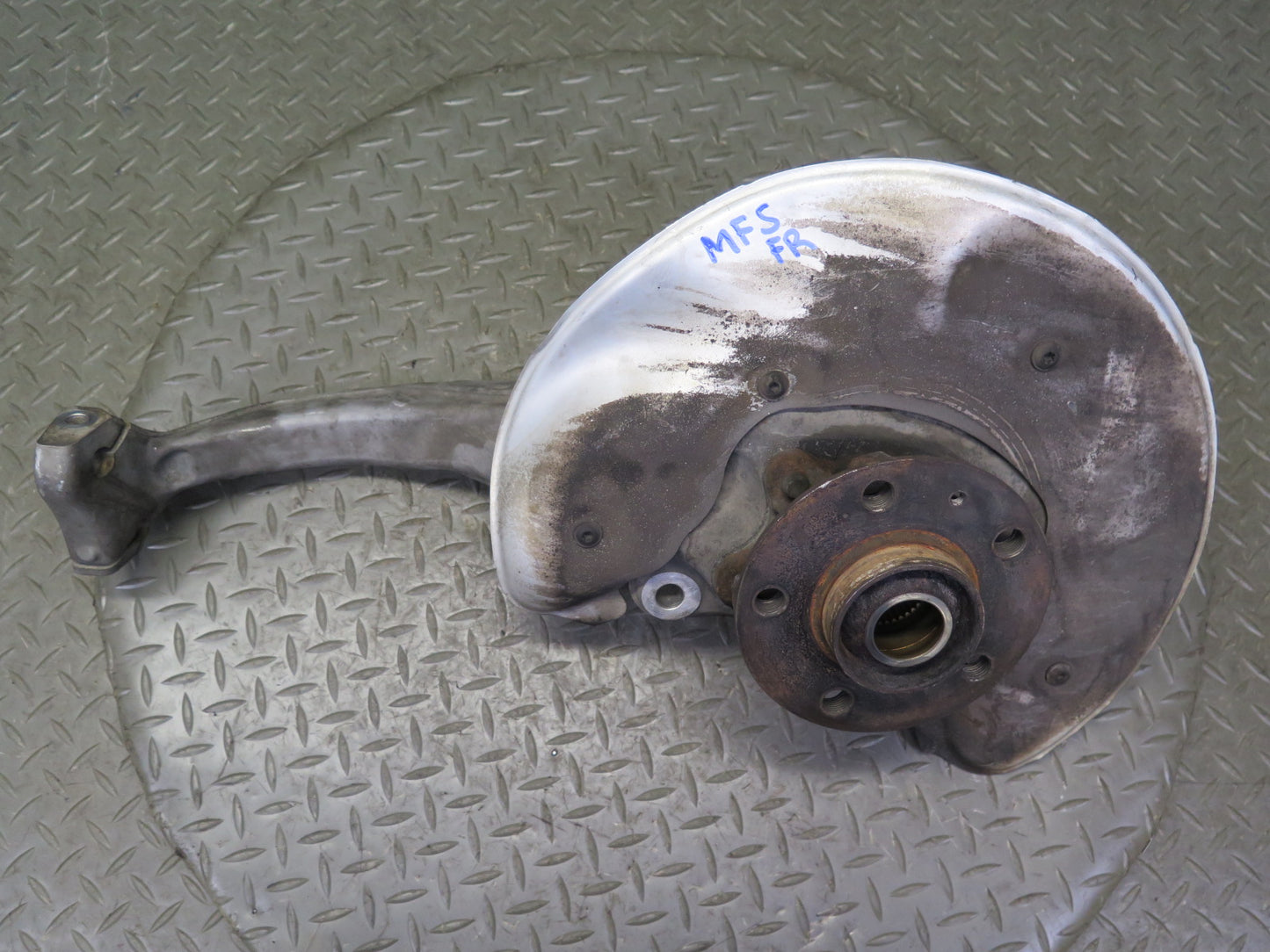 10-11 Audi B8 A5 S5 AWD Front Right Spindle Knuckle Wheel Hub 101K Miles OEM