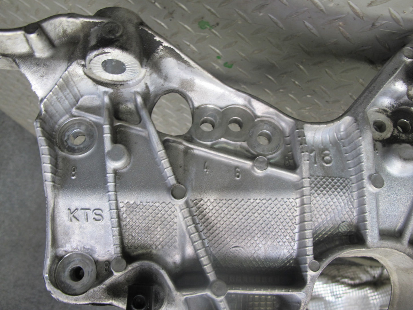 08-12 Audi 8T S5 V8 4.2L Front Engine Subframe Crossmember Cradle 101K Miles OEM