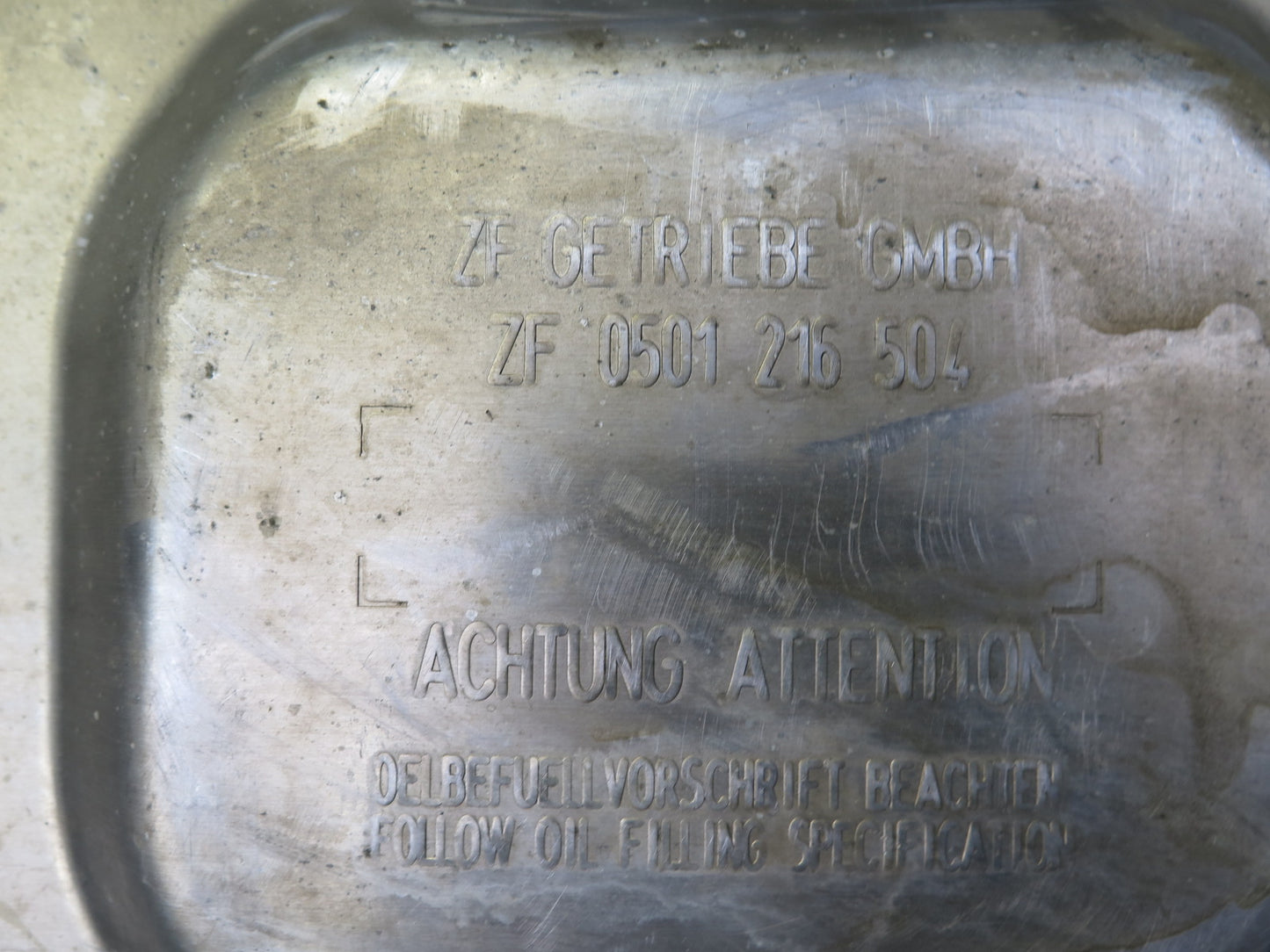 09-12 Audi 8T S5 4.2L LMJ A/T Automatic Transmission Oil Pan OEM