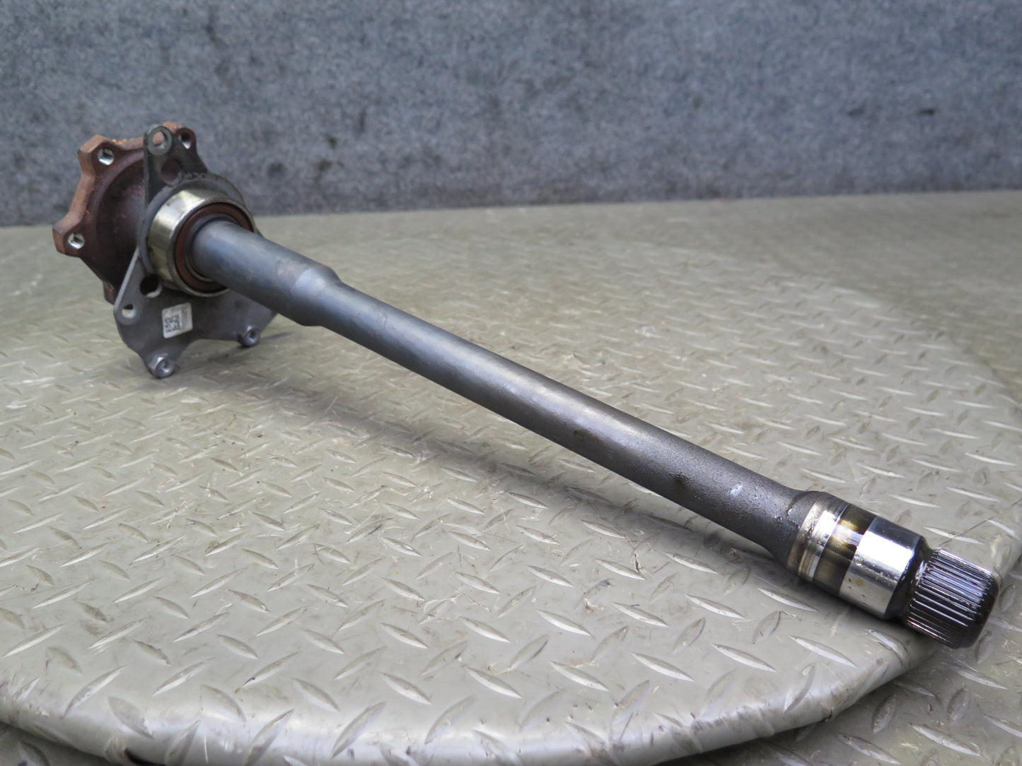 08-12 Audi 8T S5 AWD Front Left Transmission Axle Flange Shaft OEM