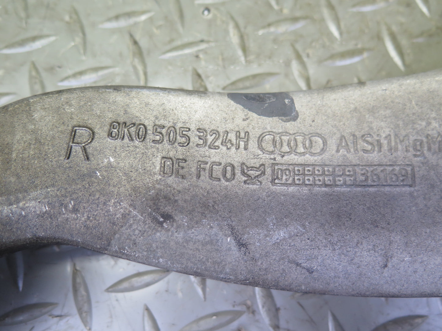 10-16 Audi 8T S5 AWD Set of 3 Rear Right Upper Lower Control Arm 101K Miles OEM