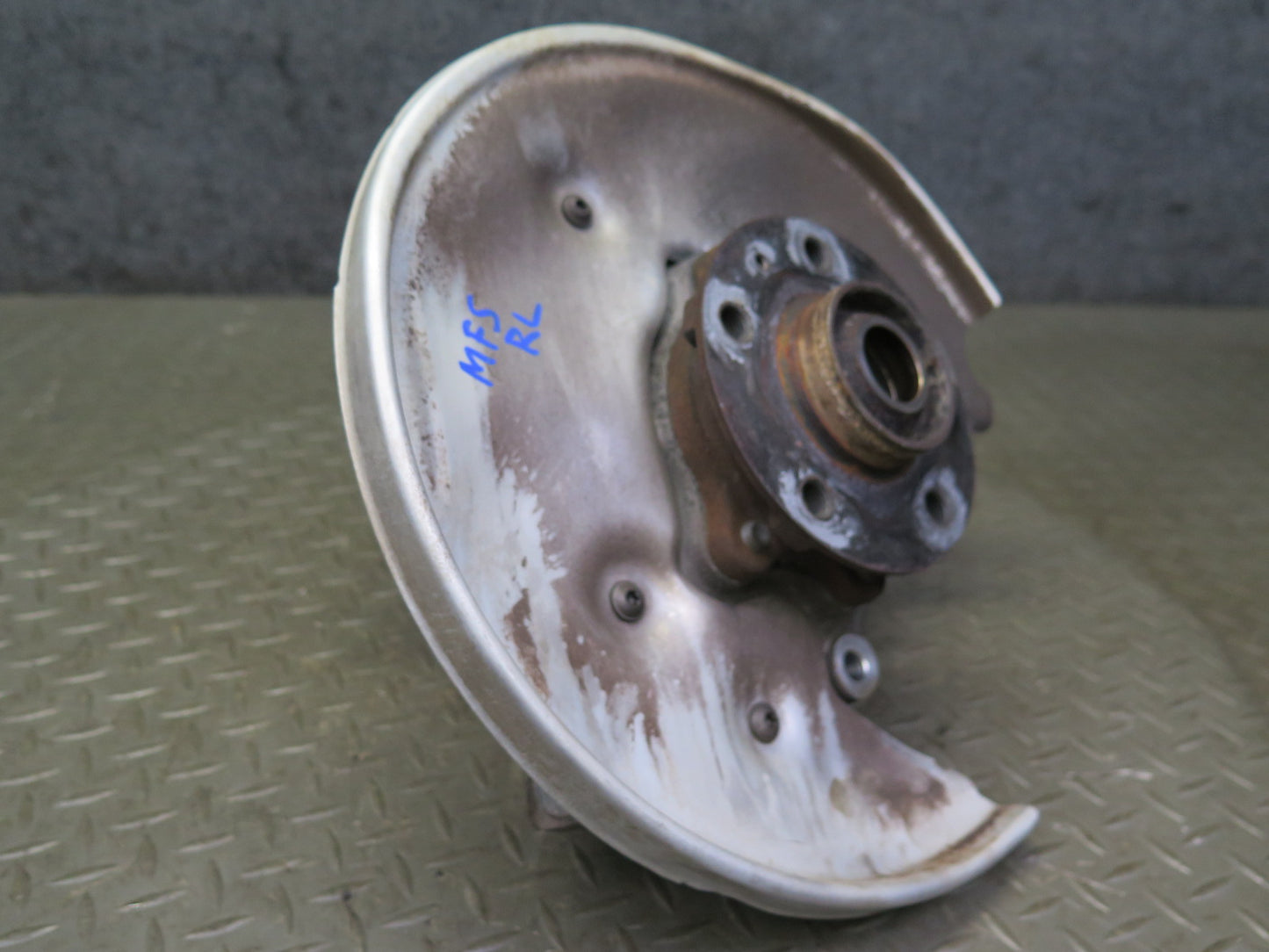 09-16 Audi A5 S5 AWD Rear Left Spindle Knuckle Wheel Hub Bearing 101K Miles OEM