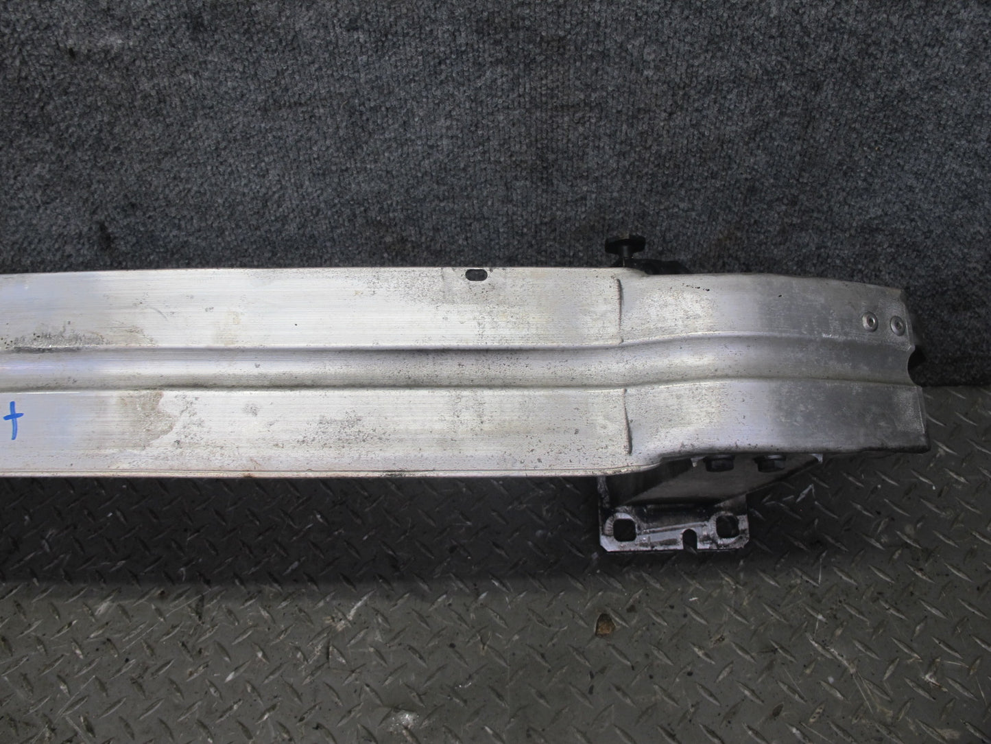 10-12 Audi 8T S5 Front Bumper Reinforcement Impact Bar w Left Right Bracket OEM