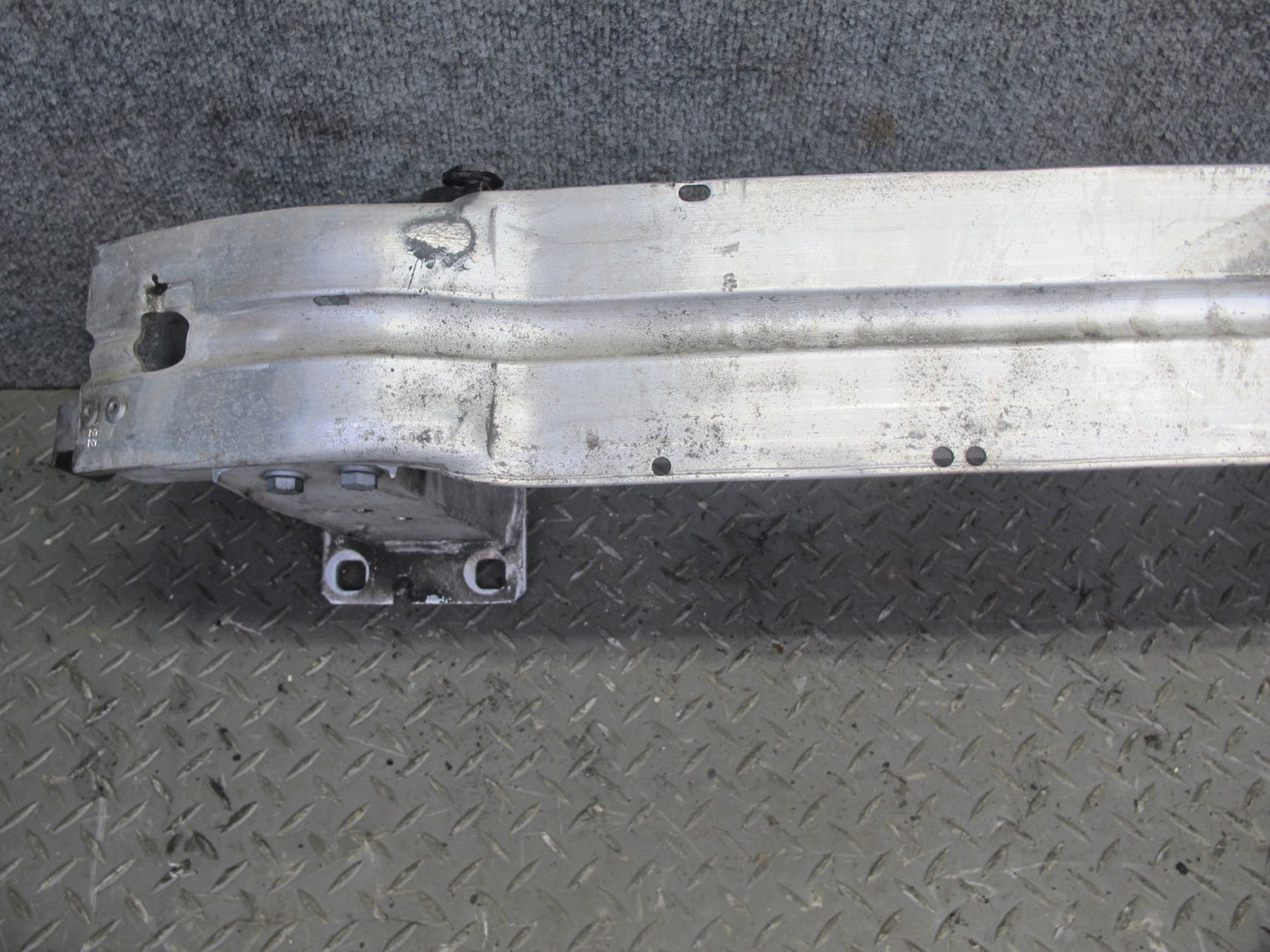 10-12 Audi 8T S5 Front Bumper Reinforcement Impact Bar w Left Right Bracket OEM