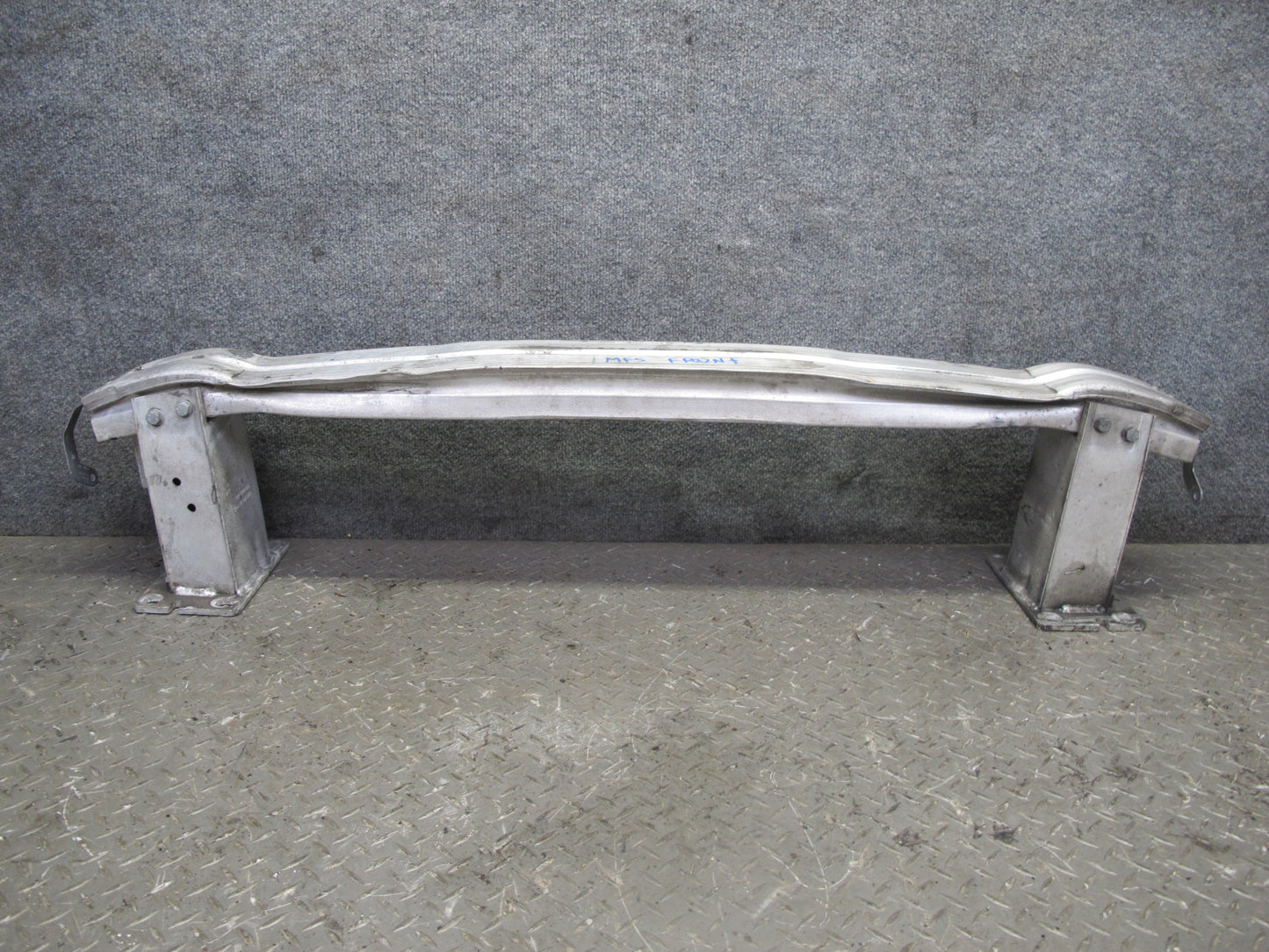 10-12 Audi 8T S5 Front Bumper Reinforcement Impact Bar w Left Right Bracket OEM