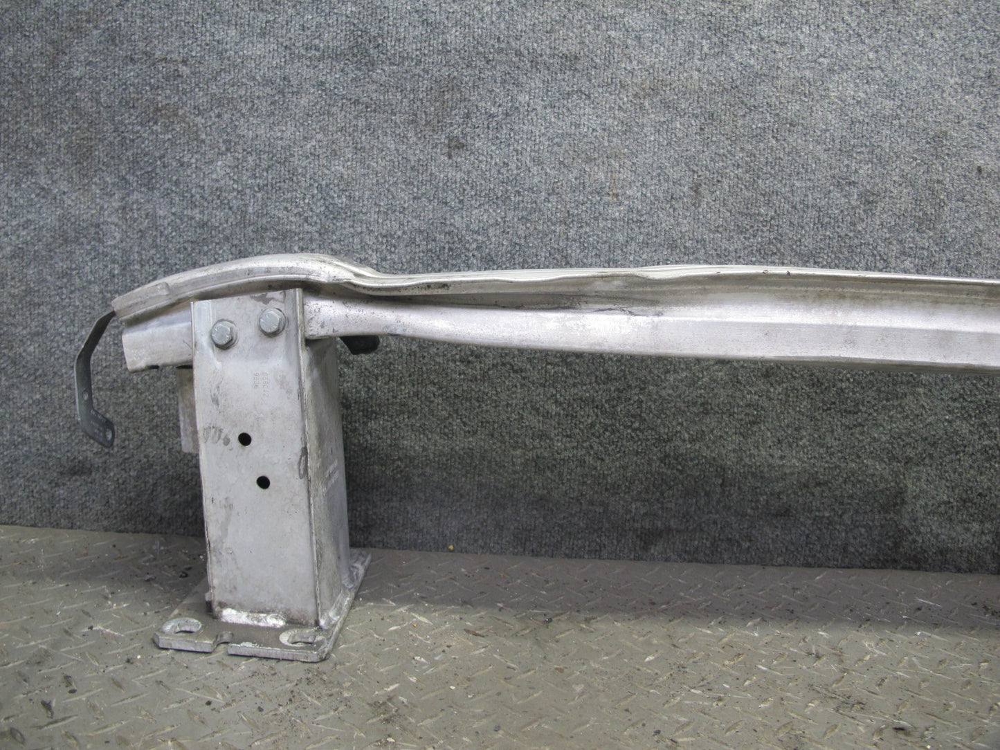 10-12 Audi 8T S5 Front Bumper Reinforcement Impact Bar w Left Right Bracket OEM