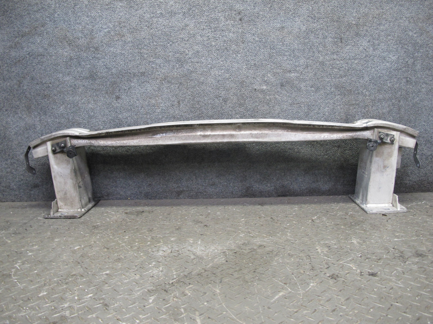 10-12 Audi 8T S5 Front Bumper Reinforcement Impact Bar w Left Right Bracket OEM