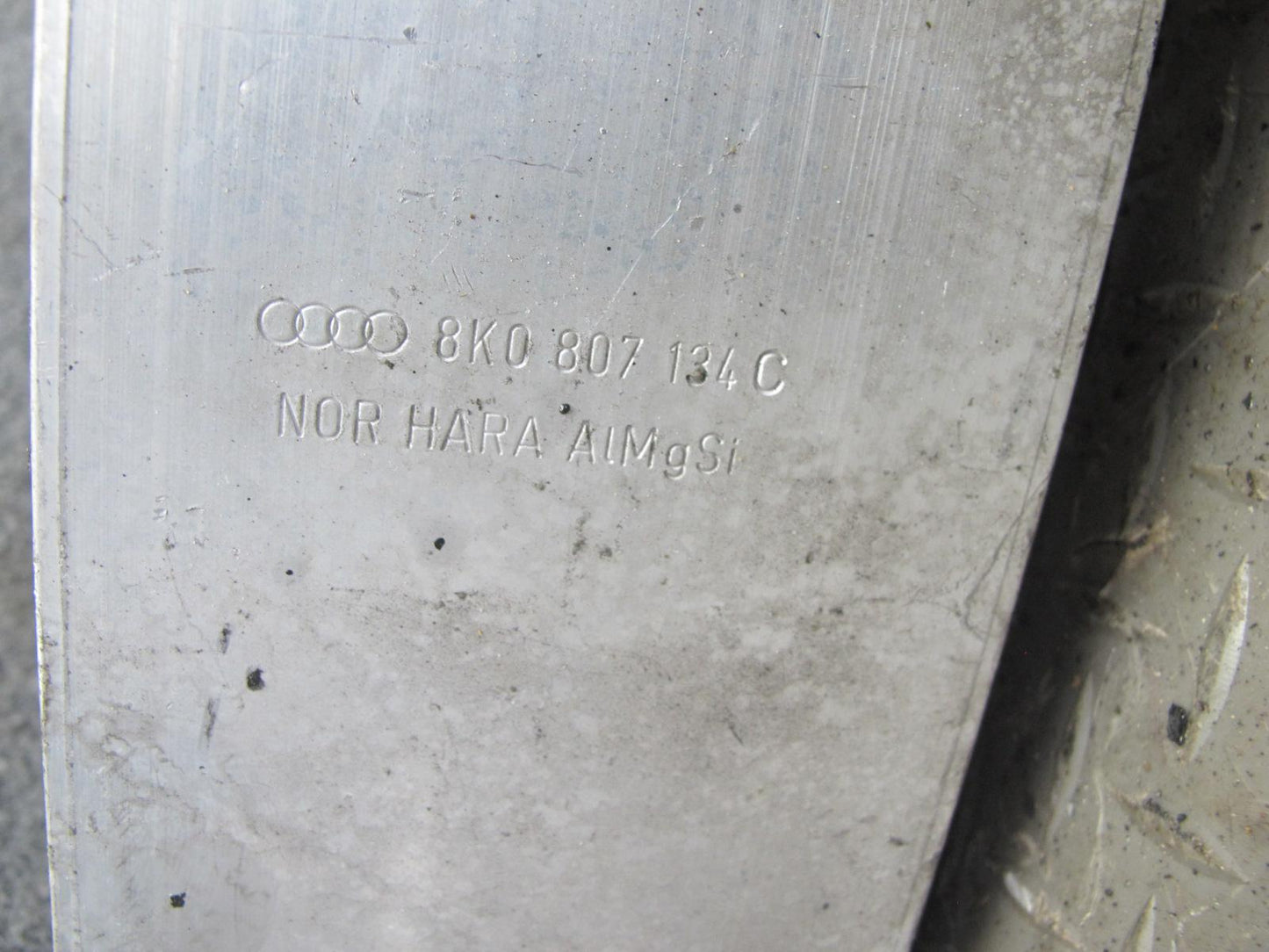 10-12 Audi 8T S5 Front Bumper Reinforcement Impact Bar w Left Right Bracket OEM