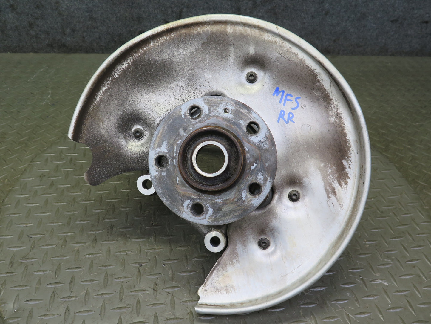 09-16 Audi A5 S5 AWD Rear Right Spindle Knuckle Wheel Hub Bearing 101K Miles OEM